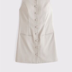 A&F Mara High-Neck Vest Mini Dress in Colour Ash